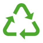 Recycling symbol.
