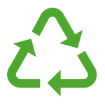 Recycling symbol.