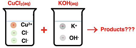 Precipitation reaction: reactants are given. What is the precipitate?