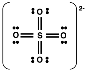Example problem involving formal charge analysis of a potential Lewis diagrams for sulfate.