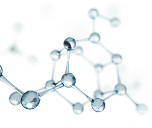 Particle picture of a molecular compound