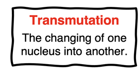 Definition of transmutation.
