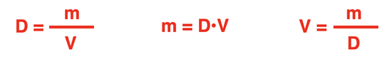 Three algebraic forms of the density formula