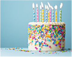 Birthday cake - “Baking a cake requires a recipe.”