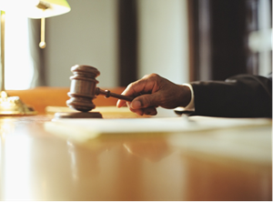 Photo of a judges anvil