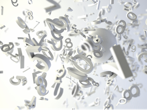 A mess of random numbers.